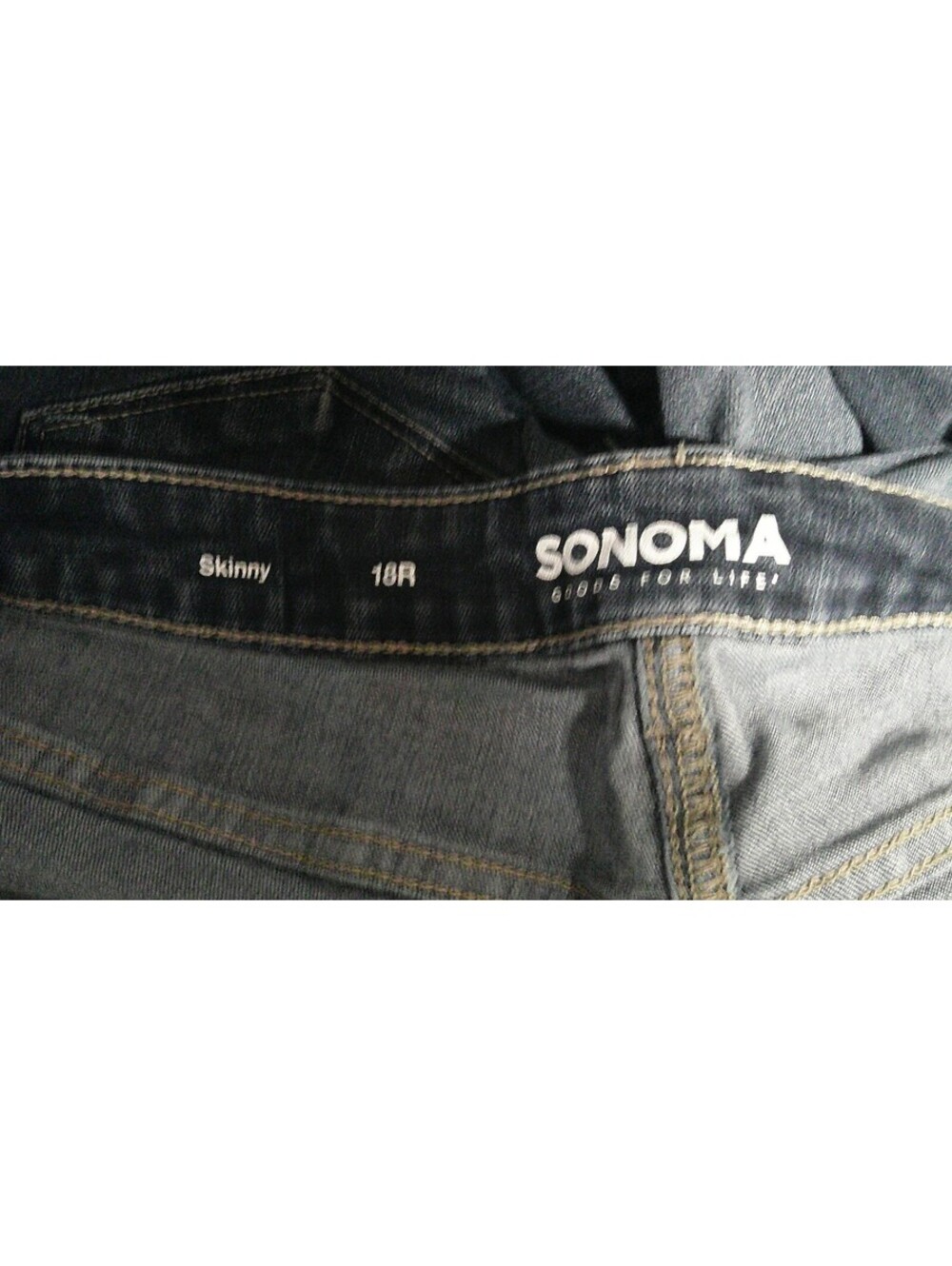 Sonoma Skinny Jeans Size 18R Blue Denim